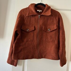 Madewell rust Wool Jacket